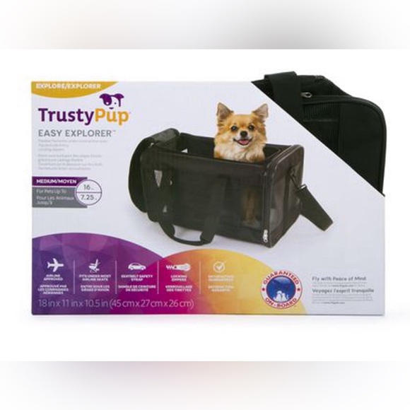 TrustyPüp EASY EXPLORER Pet Carrier | NIB | Black | Size: M - Picture 10 of 13